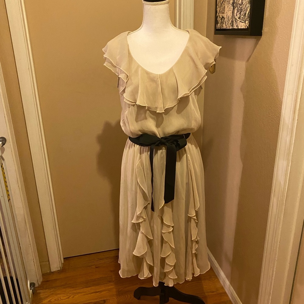JBS dress Tan & Black size 12. - Picture 1 of 7